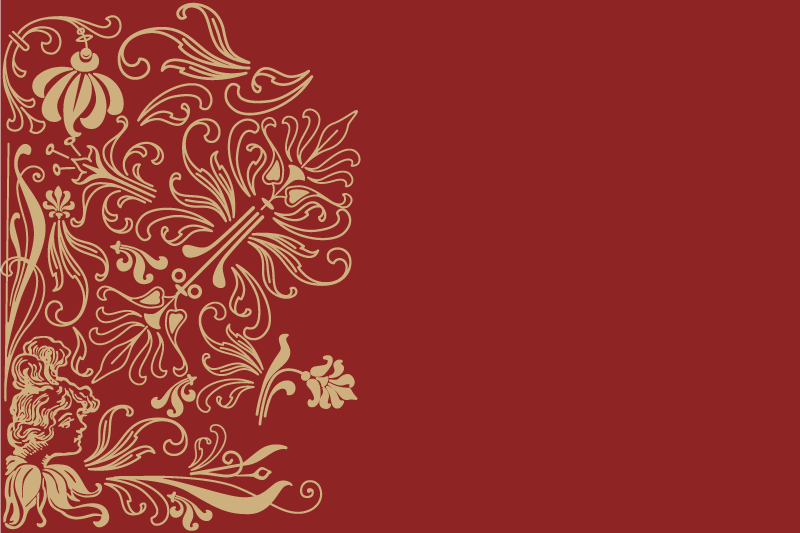 Podmetač elegantan s cvjetnim motivima - TenStickers