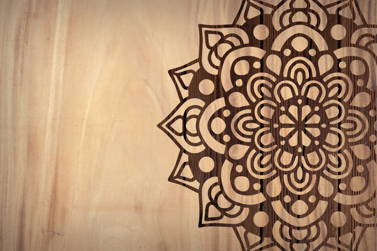 Drveni bočni uzorak teksturirani podmetači - TenStickers