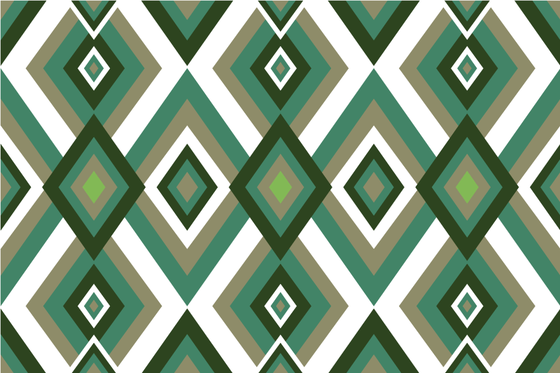 Podmetač moderan geometrijski stil aranžman - TenStickers