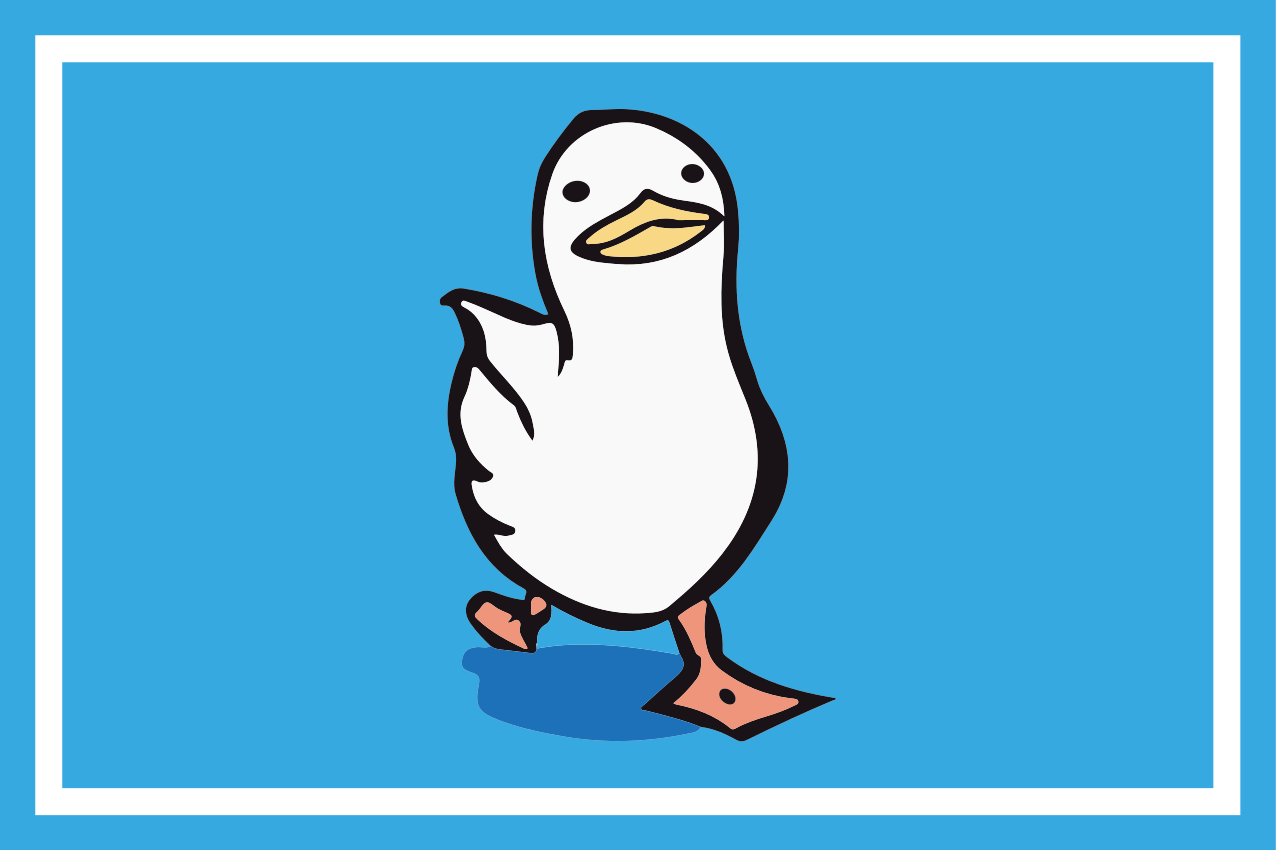 Spužvasta šetaća patka moderni podmetači - TenStickers