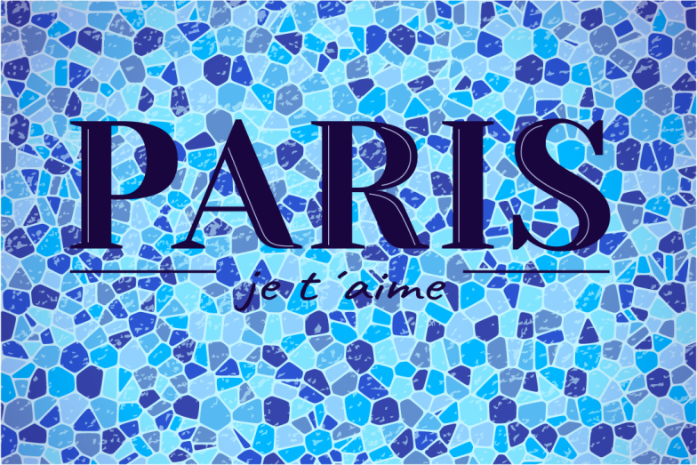 Podmetač citati pariz ljubavni citat - TenStickers