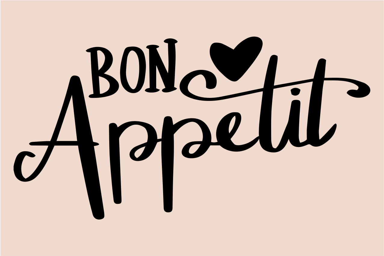 Podmetač citati bon appetit citat - TenStickers