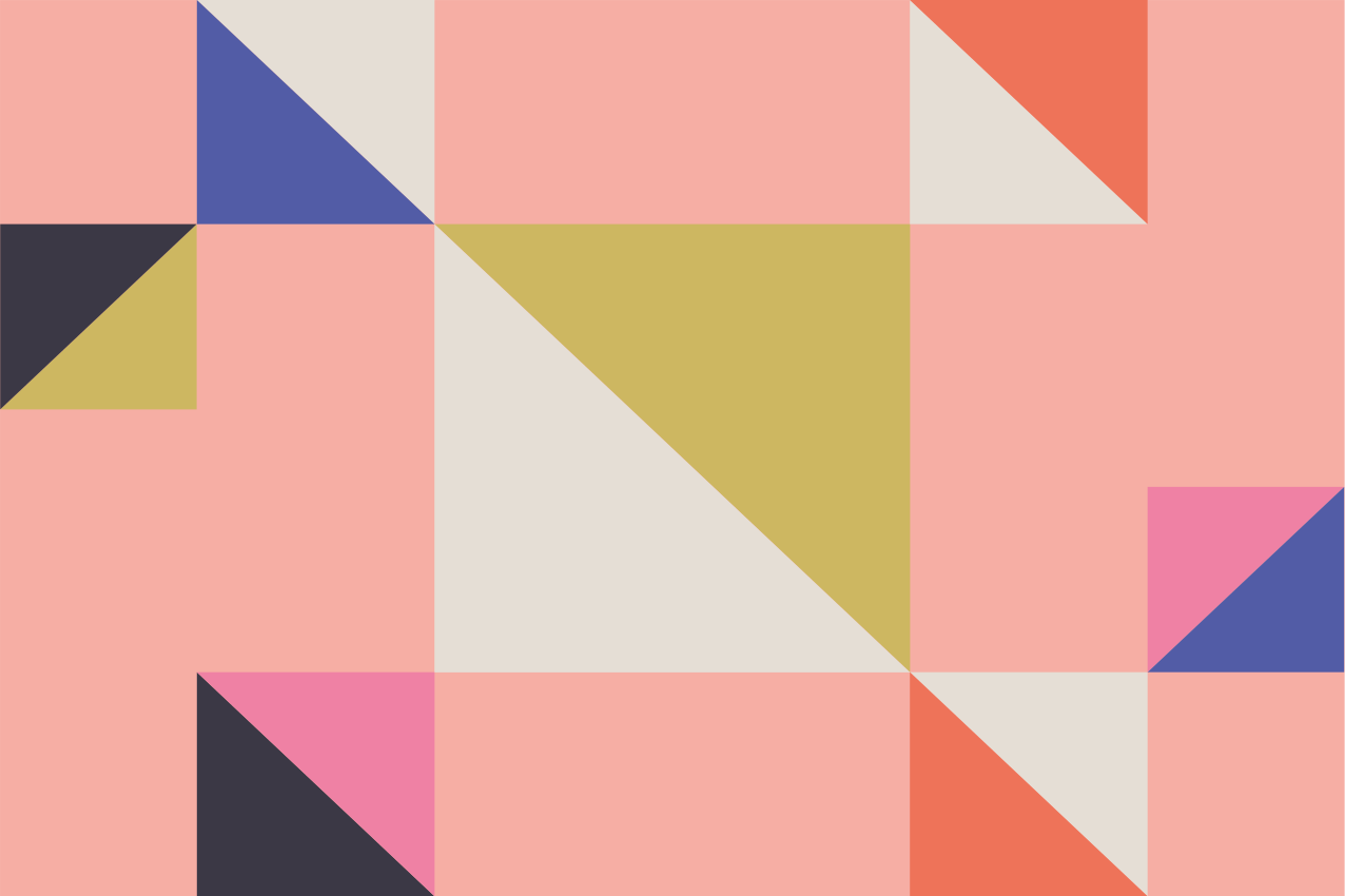 Podmetač moderan geometrijski šareni dijelovi - TenStickers