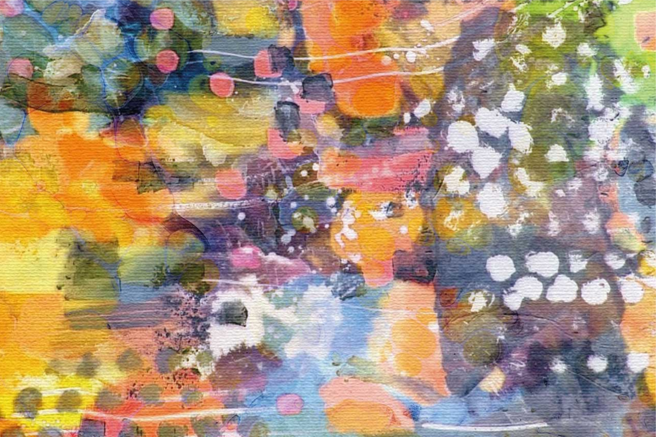 Podmetač tekstura u vibrantnim bojama - TenStickers