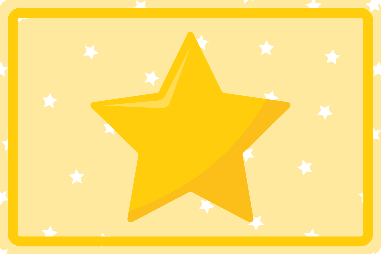 Podmetač djeca u obliku šarene zvijezde - TenStickers