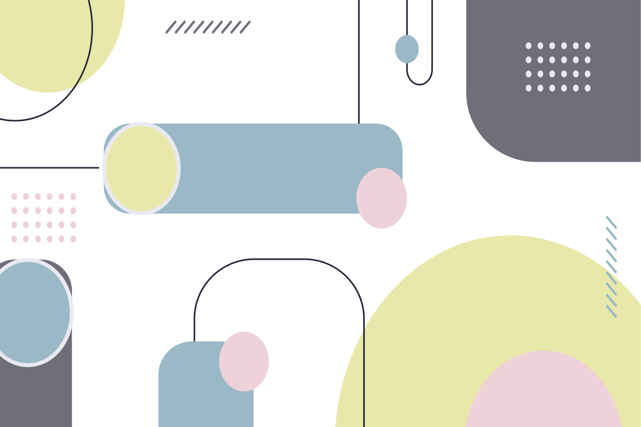 Podmetač moderan u geometrijskom obliku - TenStickers