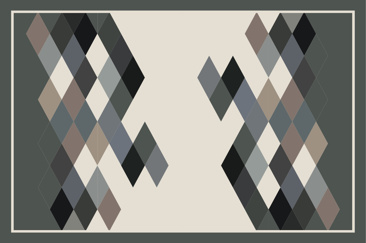 Podmetač moderan površina geometrijskog uzorka - TenStickers