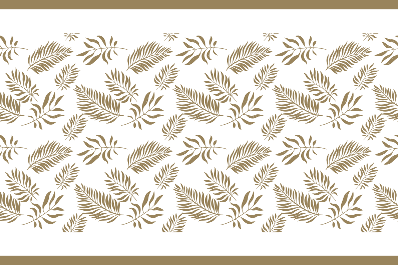 Podmetač tekstura inspiracija elegantnog lista - TenStickers