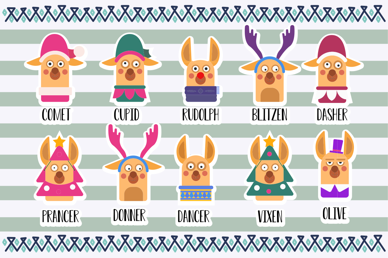 Podmetač izvornik kolekcija likova irvasa - TenStickers