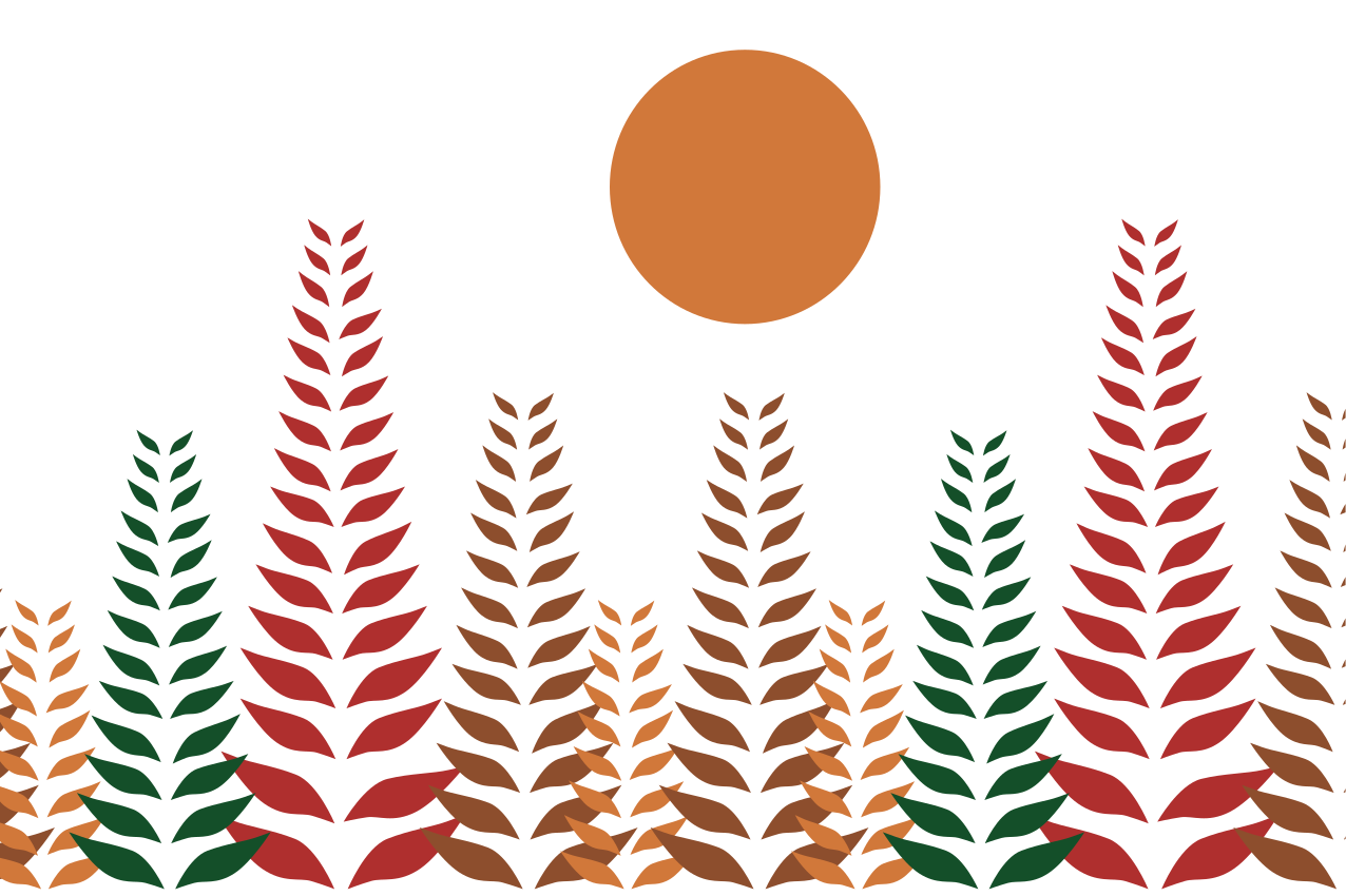 Podmetač moderan s modernim motivom lista - TenStickers