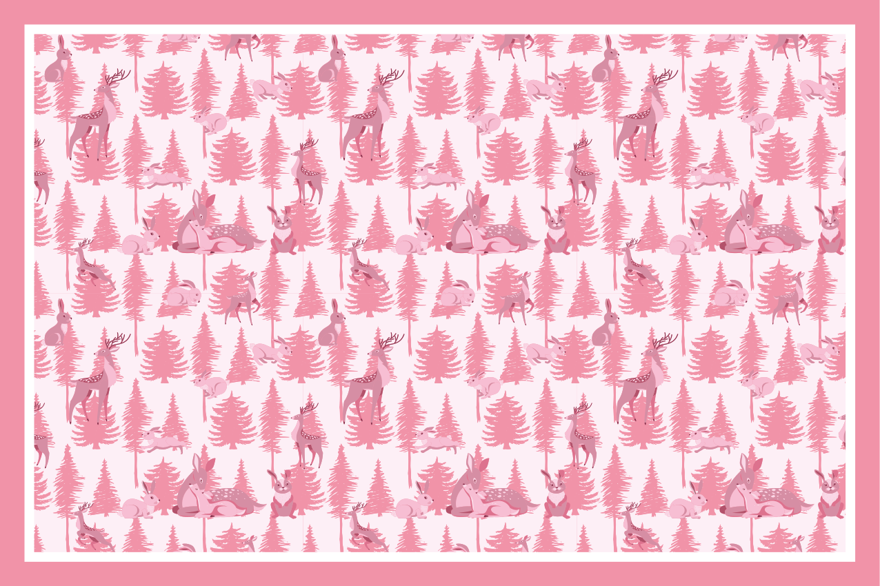 Prekrasni roza podmetači za sobove za djecu - TenStickers