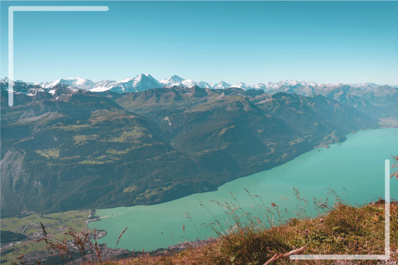 Podmetač izvornik snježne planine - TenStickers