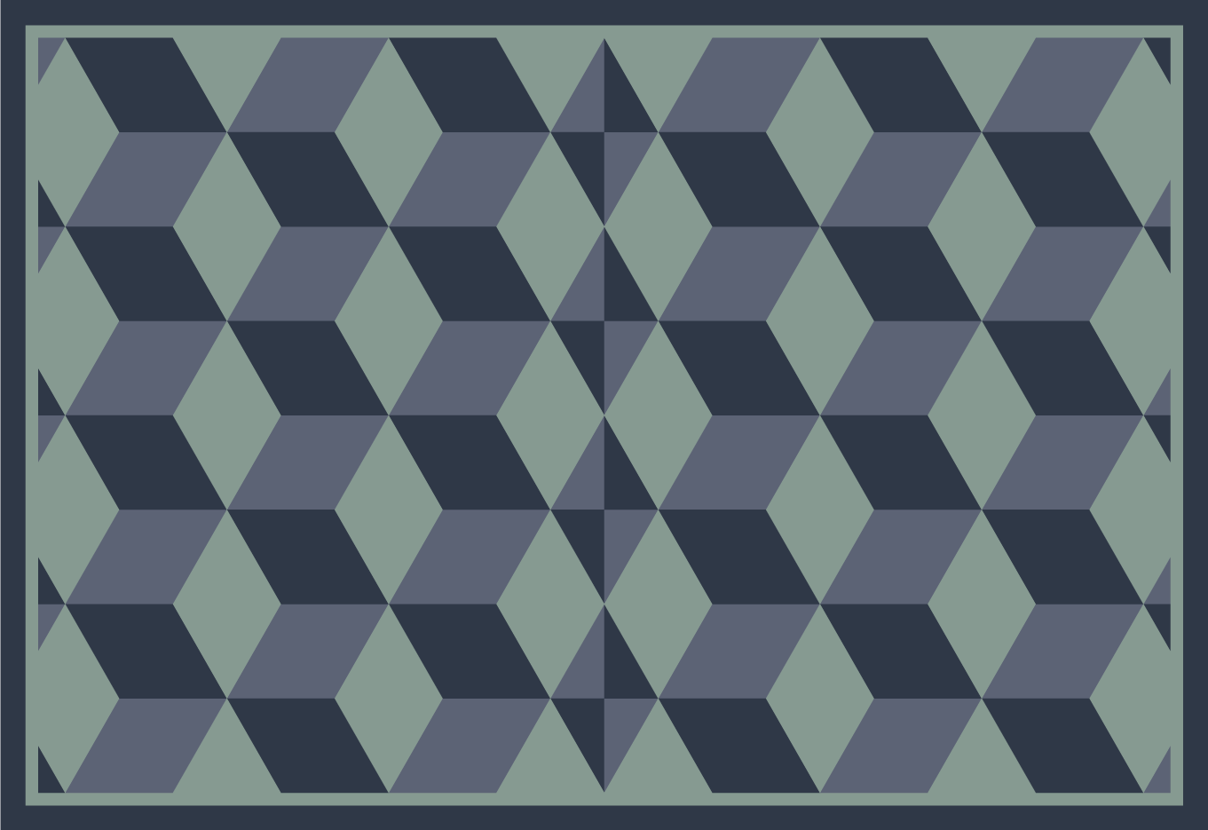 Podmetač božić u geometrijskom stilu - TenStickers