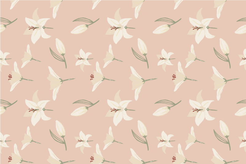 Podmetač božić s cvjetnim stolnjakom - TenStickers