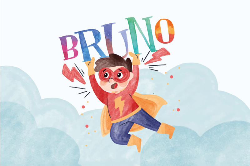 Akvarel super kid dječji podmetači - TenStickers