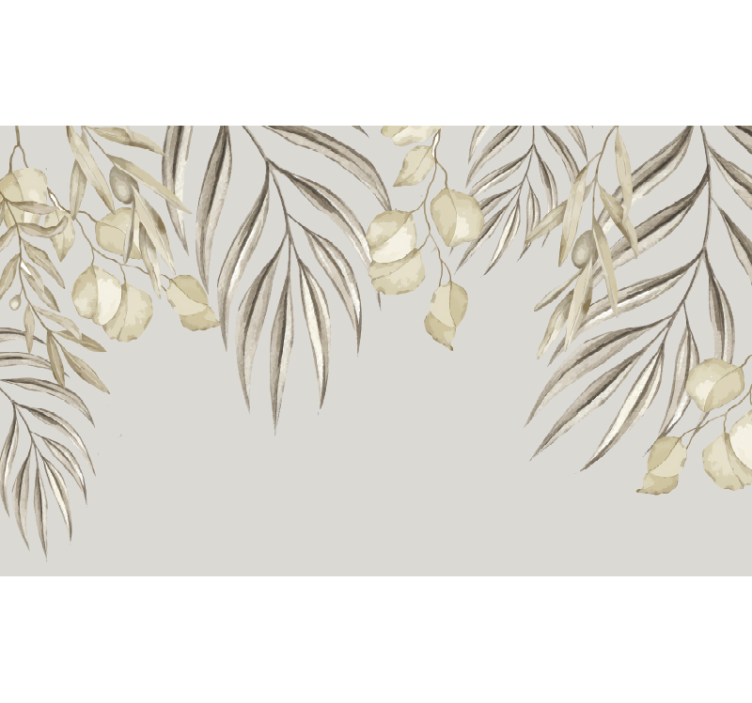 Foto tapete kupaonica mekani bež dlan - TenStickers