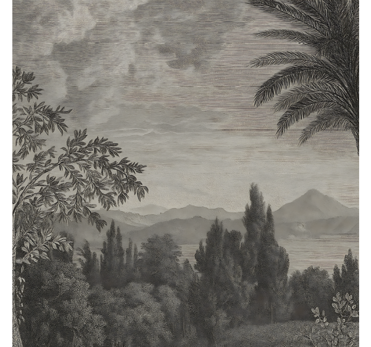 Foto tapete kupaonica priroda krajolik siva - TenStickers