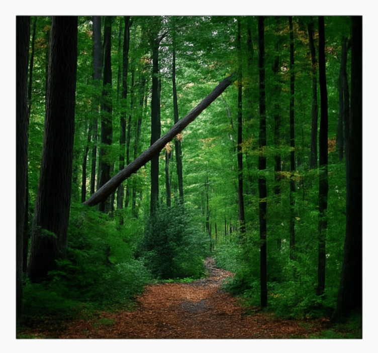 foto tapete džungla dizajn zelene šume - TenStickers