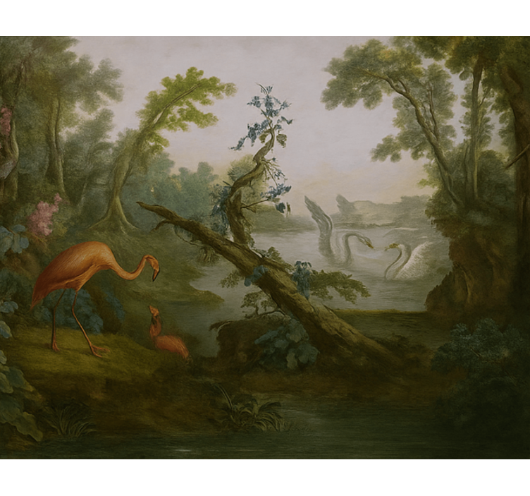 Foto tapete za dnevni boravak dizajn tropskog raja - TenStickers