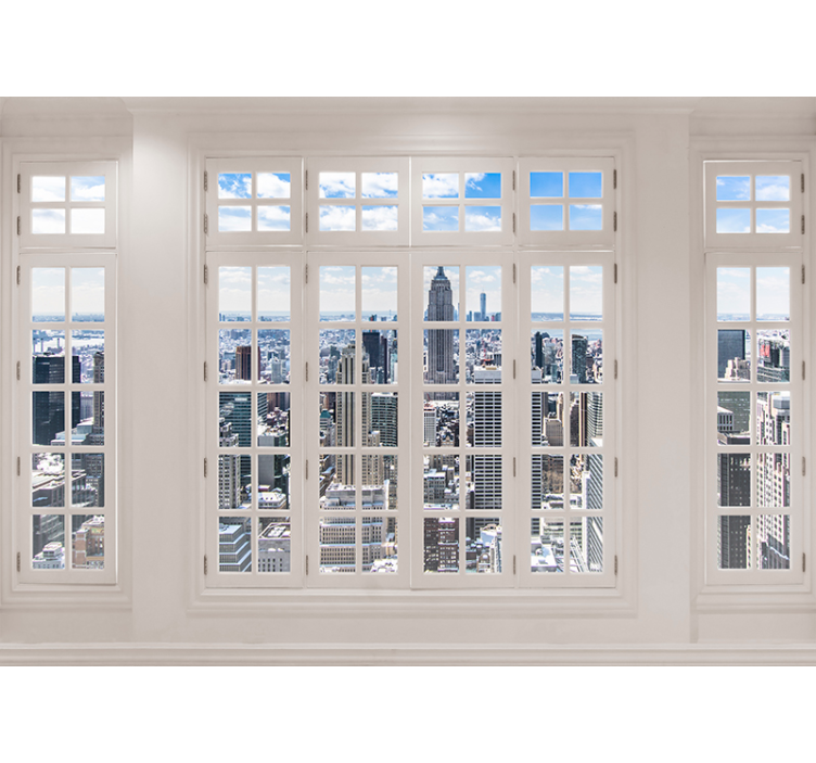 Zidne pozadine zidnog prozora new york - TenStickers