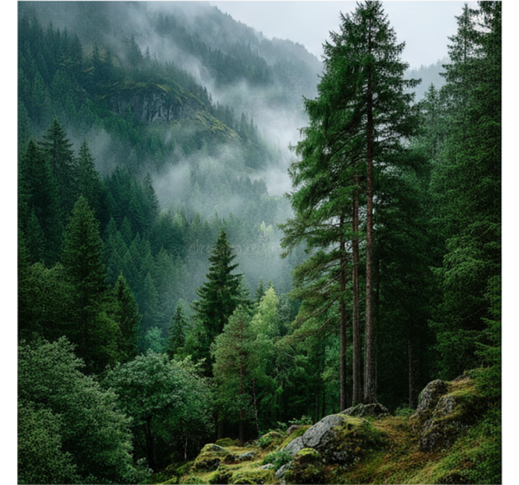 Foto tapete šumski melankolični odabir - TenStickers