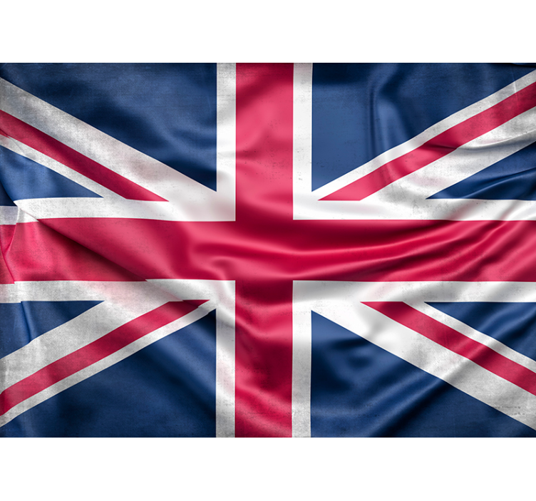 Union jack flag london zidni mural - TenStickers