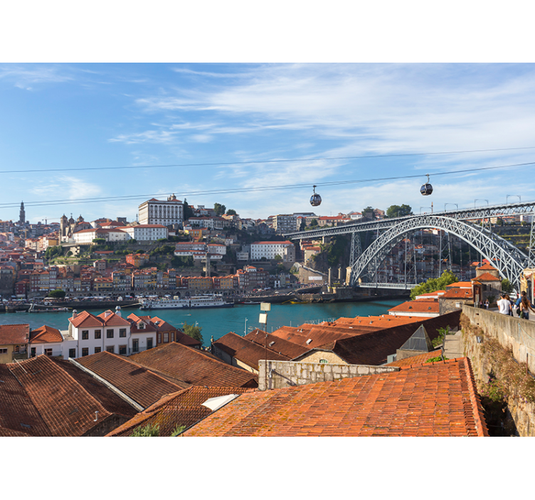 Zidni mural porto panorama - TenStickers
