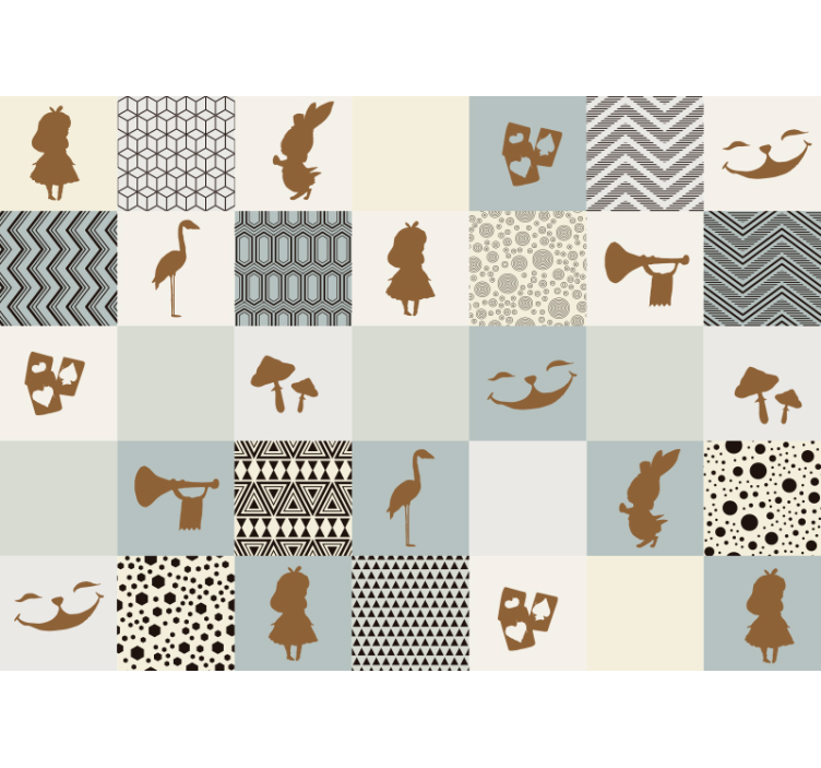 Zidni mural alisa u zemlji čuda - TenStickers