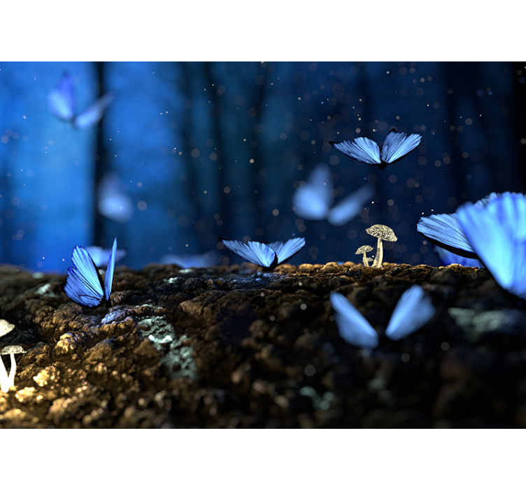 Foto tapete fantazija leptir začaranost - TenStickers