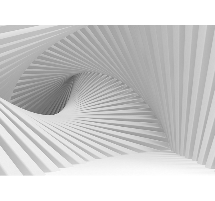 Valovi stuba 3d zidni mural - TenStickers