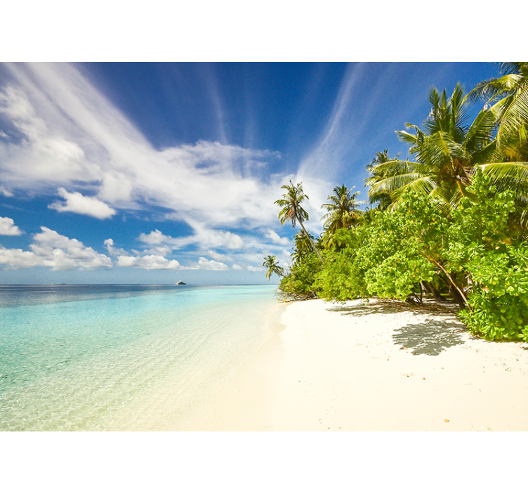 Foto tapete nebo tropski otok raj - TenStickers