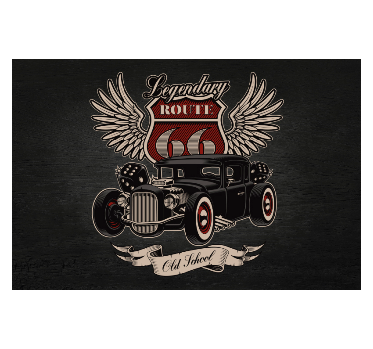 Servisna ruta zidni zid - TenStickers