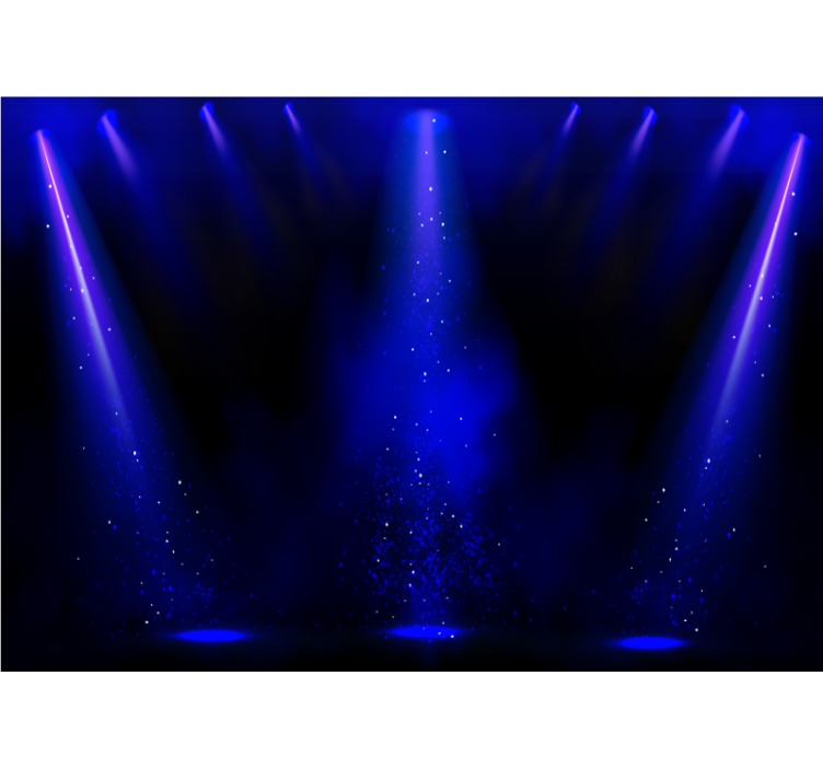 Dance floor glazbene note zidni zid - TenStickers