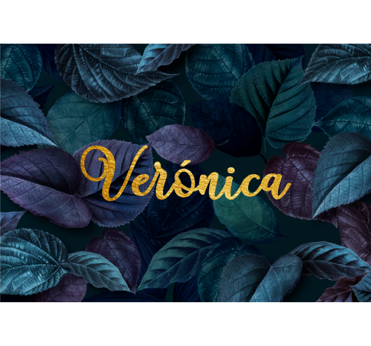 Foto tapete cvijet elegantan uzorak lišća - TenStickers