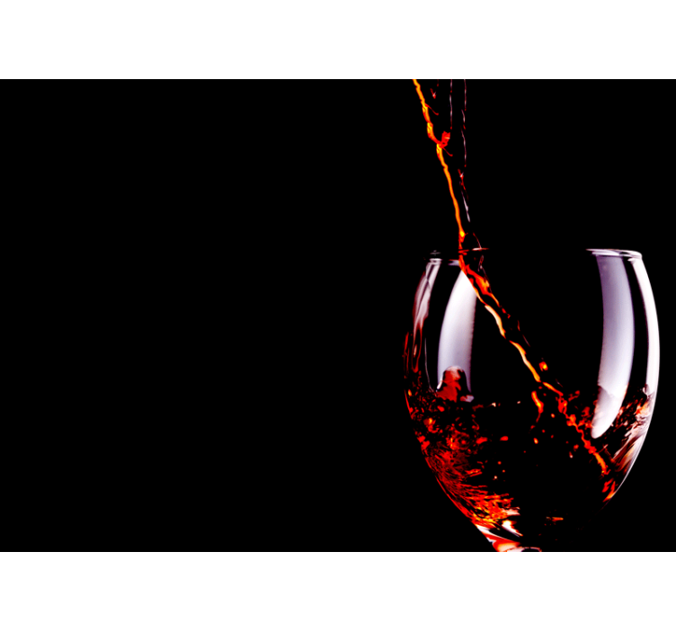 Foto tapete glazbene tematike tok vina u izljevu - TenStickers