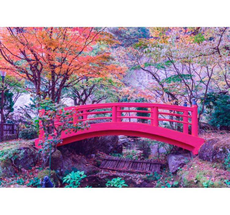 Foto tapete šumski mirni vrtni prolaz - TenStickers