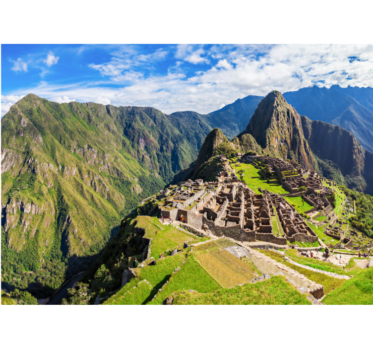 Zidne slike i zidne freske pogled na machu picchu - TenStickers