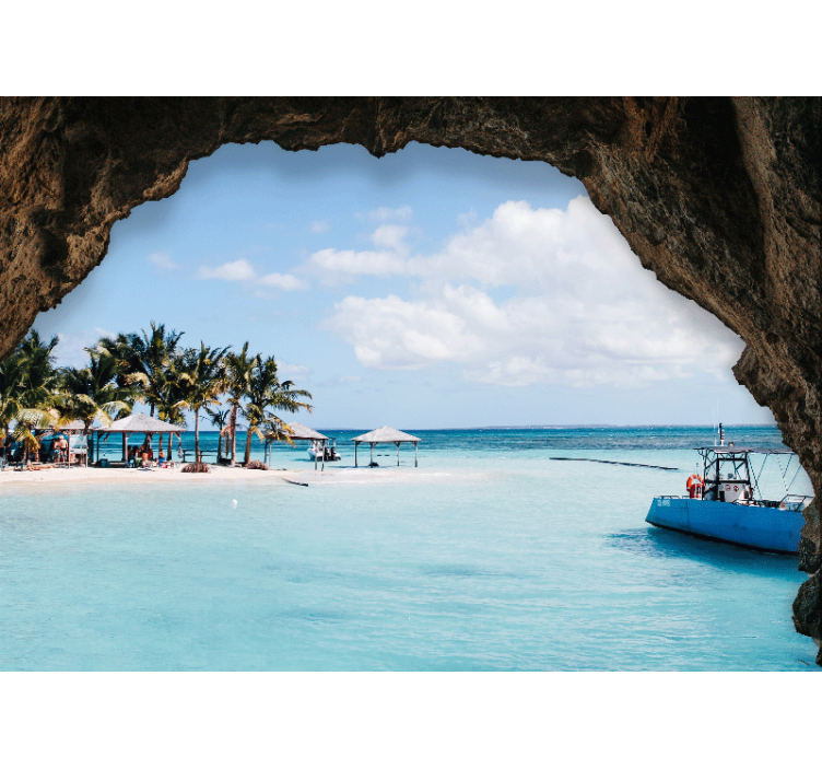 Foto tapeta tropski morski pejzaž - TenStickers