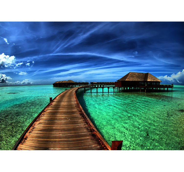 tapete priroda tropski oceanski prizor - TenStickers