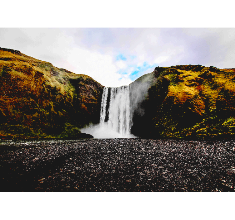 Foto tapete vodopada impozantan pogled na vodopad - TenStickers