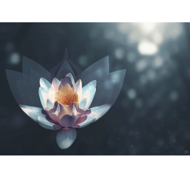 Foto tapete od maka dizajn lotosovog cvijeta - TenStickers