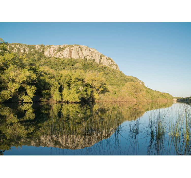 Foto tapeta scena odraza planine - TenStickers
