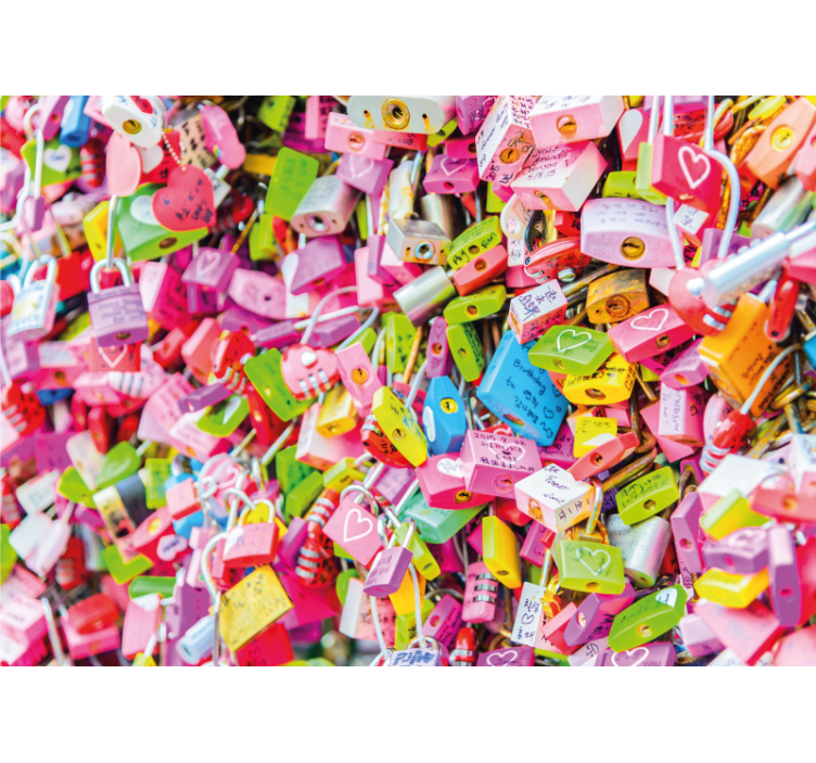 Foto tapete ljubav šarene brave - TenStickers