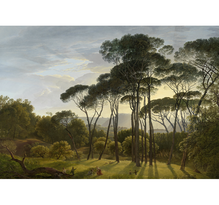 tapete priroda šumske sunčeve zrake - TenStickers