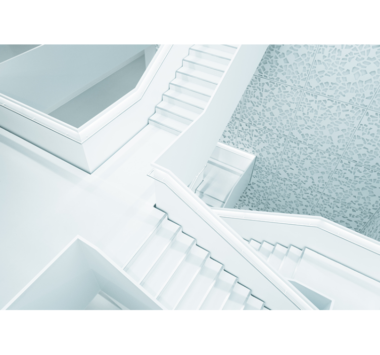 Apstraktni fototapete moderni arhitektonski stubišta - TenStickers