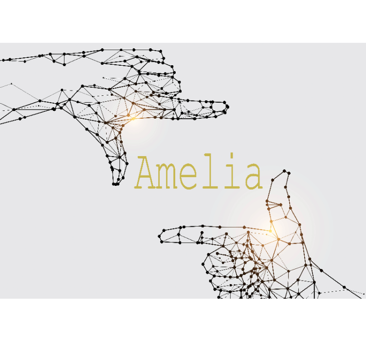 Foto tapete po mjeri interaktivna gesta rukom - TenStickers