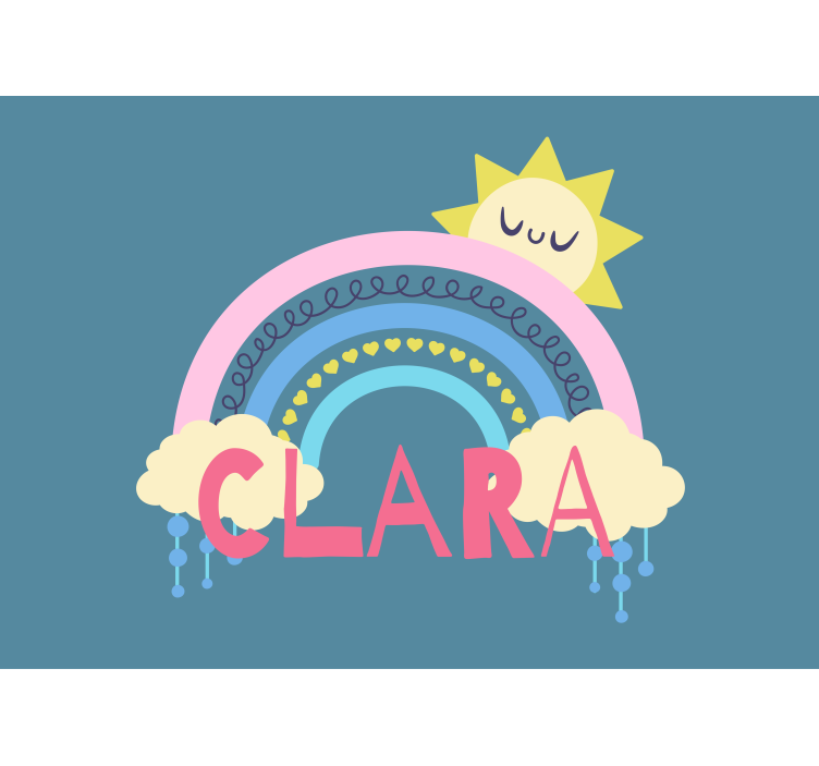 Foto tapete za dječju sobu vesela tema duge - TenStickers