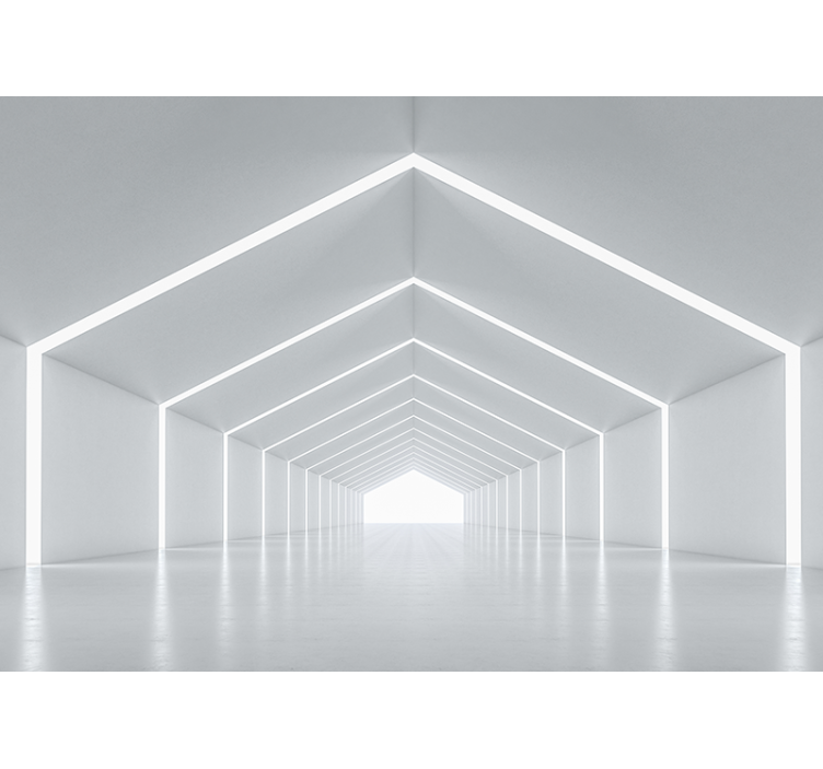 Foto tapete moderno geometrijska svjetlosna struktura - TenStickers