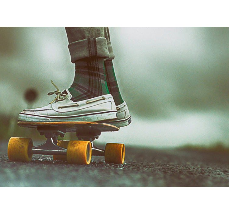 Zidni murali urbane umjetnosti kul stil skateboarda - TenStickers