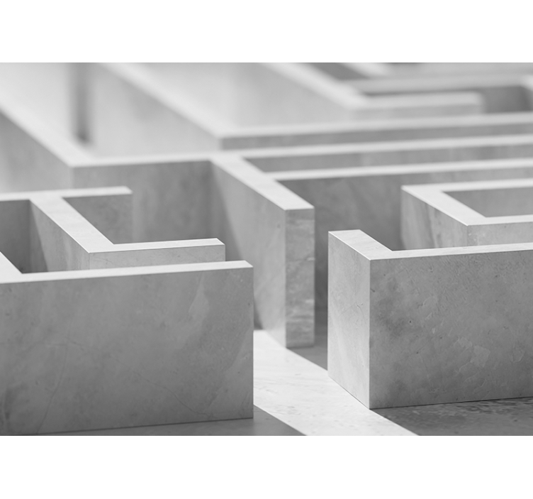 Apstraktni fototapete detalji labirintne strukture - TenStickers